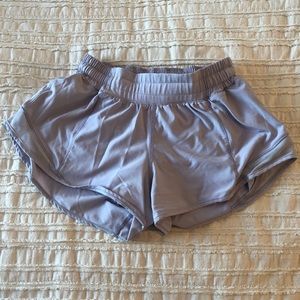 Lululemon Hotty Hot Light Purple Shorts